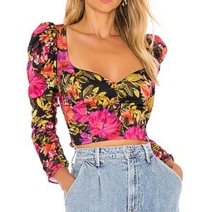 For Love and Lemons Dakota Crop Top